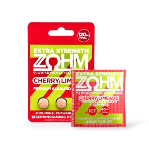 zohm extra strength 7 oh tablets cherry limeade 40mg per tablet set 69133